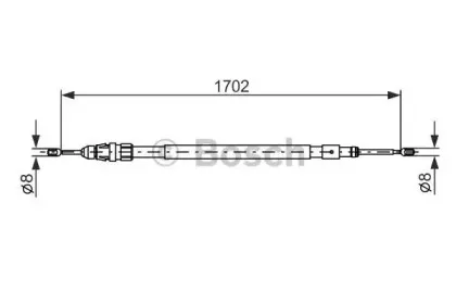 1 987 477 239 BOSCH Трос, стояночная тормозная система 1 987 477 239 BOSCH Трос, стояночная тормозная система