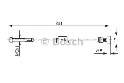 1 987 477 522 BOSCH Трос, стояночная тормозная система 1 987 477 522 BOSCH Трос, стояночная тормозная система