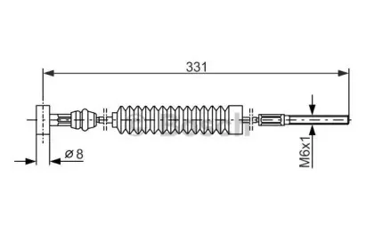 1 987 477 539 BOSCH Трос, стояночная тормозная система 1 987 477 539 BOSCH Трос, стояночная тормозная система