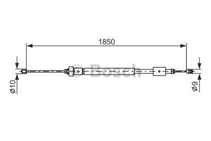 1 987 477 595 BOSCH Трос, стояночная тормозная система 1 987 477 595 BOSCH Трос, стояночная тормозная система