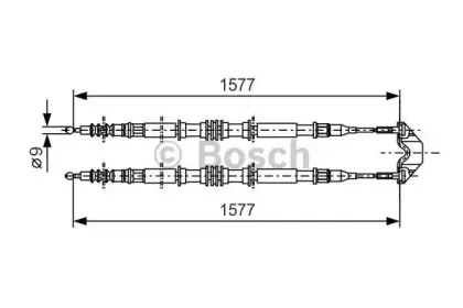 1 987 477 767 BOSCH Трос, стояночная тормозная система 1 987 477 767 BOSCH Трос, стояночная тормозная система