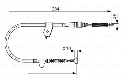 1 987 477 816 BOSCH Трос, стояночная тормозная система 1 987 477 816 BOSCH Трос, стояночная тормозная система