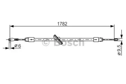 1 987 477 902 BOSCH Трос, стояночная тормозная система 1 987 477 902 BOSCH Трос, стояночная тормозная система