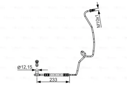 1 987 481 338 BOSCH Тормозной шланг 1 987 481 338 BOSCH Тормозной шланг