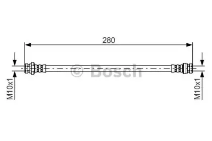 1 987 481 455 BOSCH Тормозной шланг 1 987 481 455 BOSCH Тормозной шланг