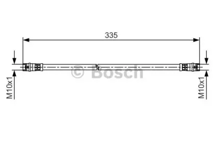 1 987 481 517 BOSCH Тормозной шланг 1 987 481 517 BOSCH Тормозной шланг