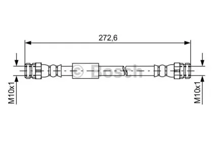 1 987 481 577 BOSCH Тормозной шланг 1 987 481 577 BOSCH Тормозной шланг