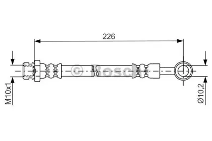 1 987 481 743 BOSCH Тормозной шланг 1 987 481 743 BOSCH Тормозной шланг