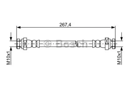 1 987 481 873 BOSCH Тормозной шланг 1 987 481 873 BOSCH Тормозной шланг