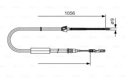 1 987 482 125 BOSCH Трос, стояночная тормозная система 1 987 482 125 BOSCH Трос, стояночная тормозная система