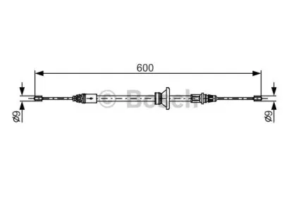 1 987 482 146 BOSCH Трос, стояночная тормозная система 1 987 482 146 BOSCH Трос, стояночная тормозная система