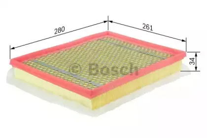 F 026 400 290 BOSCH Воздушный фильтр F 026 400 290 BOSCH Воздушный фильтр