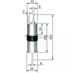 F 026 403 754 BOSCH Топливный фильтр F 026 403 754 BOSCH Топливный фильтр