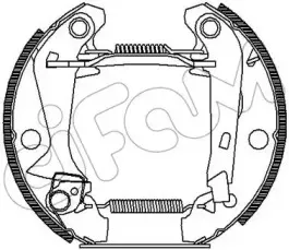 151-372 CIFAM Комплект тормозных колодок 151-372 CIFAM Комплект тормозных колодок