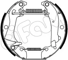 151-384 CIFAM Комплект тормозных колодок 151-384 CIFAM Комплект тормозных колодок