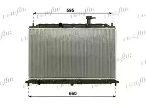 0128.3108 FRIGAIR Радиатор, охлаждение двигателя 0128.3108 FRIGAIR Радиатор, охлаждение двигателя