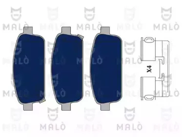 1050145 MALÒ Комплект тормозных колодок, дисковый тормоз 1050145 MALÒ Комплект тормозных колодок, дисковый тормоз