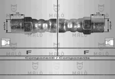 8013 MALÒ Тормозной шланг 8013 MALÒ Тормозной шланг