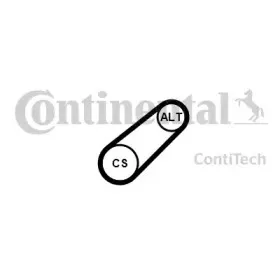 6PK701 ELAST CONTITECH Поликлиновой ремень 6PK701 ELAST CONTITECH Поликлиновой ремень