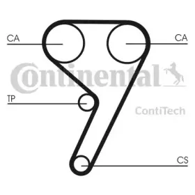 CT881K3 CONTITECH Комплект ремня ГРМ CT881K3 CONTITECH Комплект ремня ГРМ