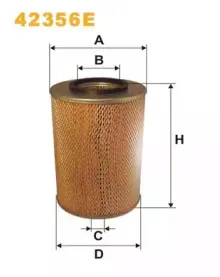42356E WIX FILTERS Воздушный фильтр 42356E WIX FILTERS Воздушный фильтр