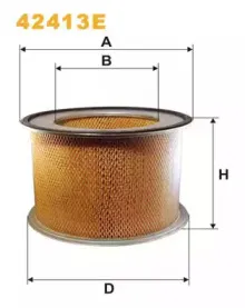 42413E WIX FILTERS Воздушный фильтр 42413E WIX FILTERS Воздушный фильтр