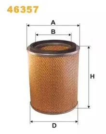 46357 WIX FILTERS Воздушный фильтр 46357 WIX FILTERS Воздушный фильтр