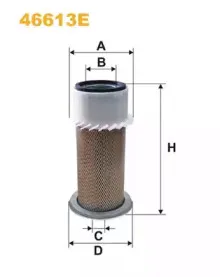 46613E WIX FILTERS Воздушный фильтр 46613E WIX FILTERS Воздушный фильтр