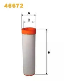 46672 WIX FILTERS Фильтр добавочного воздуха 46672 WIX FILTERS Фильтр добавочного воздуха