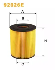 92026E WIX FILTERS Масляный фильтр 92026E WIX FILTERS Масляный фильтр