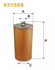 92100E WIX FILTERS Масляный фильтр 92100E WIX FILTERS Масляный фильтр