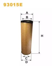 93015E WIX FILTERS Фильтр добавочного воздуха 93015E WIX FILTERS Фильтр добавочного воздуха