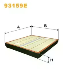 93159E WIX FILTERS Воздушный фильтр 93159E WIX FILTERS Воздушный фильтр