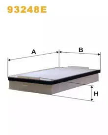 93248E WIX FILTERS Фильтр, воздух во внутренном пространстве 93248E WIX FILTERS Фильтр, воздух во внутренном пространстве