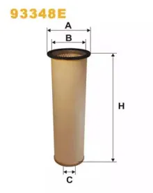 93348E WIX FILTERS Фильтр добавочного воздуха 93348E WIX FILTERS Фильтр добавочного воздуха