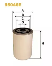 95046E WIX FILTERS Топливный фильтр 95046E WIX FILTERS Топливный фильтр