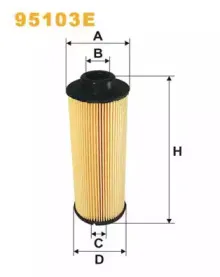 95103E WIX FILTERS Топливный фильтр 95103E WIX FILTERS Топливный фильтр