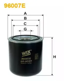 96007E WIX FILTERS Осушитель воздуха, пневматическая система 96007E WIX FILTERS Осушитель воздуха, пневматическая система