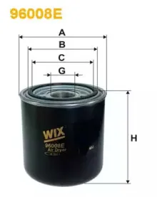 96008E WIX FILTERS Осушитель воздуха, пневматическая система 96008E WIX FILTERS Осушитель воздуха, пневматическая система