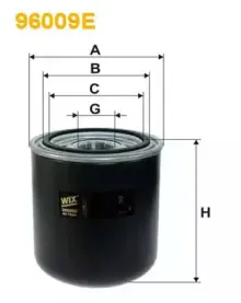 96009E WIX FILTERS Осушитель воздуха, пневматическая система 96009E WIX FILTERS Осушитель воздуха, пневматическая система