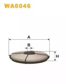 WA6046 WIX FILTERS Воздушный фильтр WA6046 WIX FILTERS Воздушный фильтр