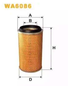 WA6086 WIX FILTERS Воздушный фильтр WA6086 WIX FILTERS Воздушный фильтр