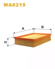 WA6215 WIX FILTERS Воздушный фильтр WA6215 WIX FILTERS Воздушный фильтр