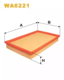 WA6221 WIX FILTERS Воздушный фильтр WA6221 WIX FILTERS Воздушный фильтр
