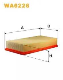 WA6226 WIX FILTERS Воздушный фильтр WA6226 WIX FILTERS Воздушный фильтр