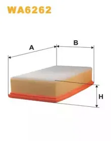 WA6262 WIX FILTERS Воздушный фильтр WA6262 WIX FILTERS Воздушный фильтр