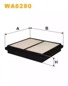 WA6280 WIX FILTERS Воздушный фильтр WA6280 WIX FILTERS Воздушный фильтр