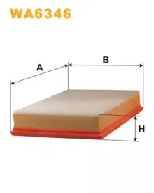 WA6346 WIX FILTERS Воздушный фильтр WA6346 WIX FILTERS Воздушный фильтр