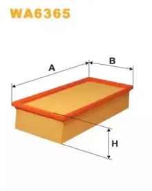 WA6365 WIX FILTERS Воздушный фильтр WA6365 WIX FILTERS Воздушный фильтр