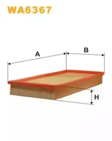 WA6367 WIX FILTERS Воздушный фильтр WA6367 WIX FILTERS Воздушный фильтр